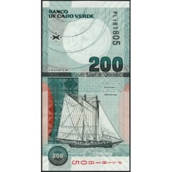 Cap-Vert - Pick 68a - 200 escudos - Série PL - 20/01/2005 - Etat : NEUF