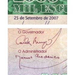 Cap-Vert - Pick 70a - 1'000 escudos - Série HE - 25/09/2007 - Etat : NEUF