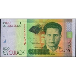 Cap-Vert - Pick 72 - 500 escudos - Série CM - 05/07/2014 - Etat : NEUF