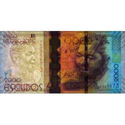 Cap-Vert - Pick 74 - 2'000 escudos - Série GK - 05/07/2014 - Etat : NEUF