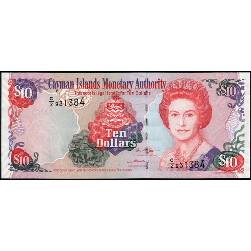 Caimans (îles) - Pick 35a - 10 dollars - Série C/2 - 2005 - Etat : NEUF