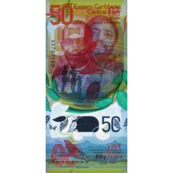 Etats de l'Est des Caraïbes - Pick 62 -50 dollars - Série AA - 2024 - Polymère comm. - Etat : NEUF