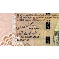Sri-Lanka - Pick 121b - 1'000 rupees - Série P/75 - 03/07/2006 - Etat : NEUF
