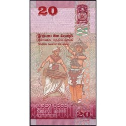 Sri-Lanka - Pick 123h - 20 rupees - Série W/682 - 15/09/2021 - Etat : NEUF