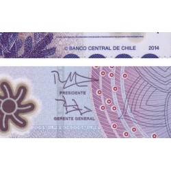 Chili - Pick 162d - 2'000 pesos - Série FA - 2014 - Polymère - Etat : NEUF