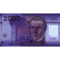 Chili - Pick 162d - 2'000 pesos - Série FA - 2014 - Polymère - Etat : NEUF