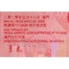 Chine - Macao - Pick 129 - 10 patacas - Série AC - 18/05/2020 - Etat : NEUF