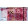 Chine - Banque Populaire - Pick 909_1 - 100 yüan - Série SJ86 - 2015 - Etat : NEUF