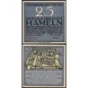 Allemagne - Notgeld - Hameln - 25 pfennig - 01/06/1921 - Etat : NEUF
