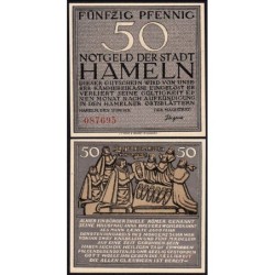 Allemagne - Notgeld - Hameln - 50 pfennig - 01/06/1921 - Etat : SPL