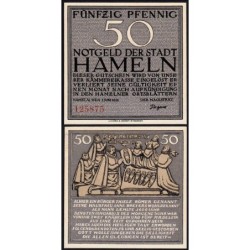 Allemagne - Notgeld - Hameln - 50 pfennig - 01/06/1921 - Etat : NEUF