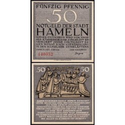 Allemagne - Notgeld - Hameln - 50 pfennig - 01/06/1921 - Etat : pr.NEUF