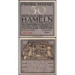 Allemagne - Notgeld - Hameln - 50 pfennig - 01/06/1921 - Etat : NEUF