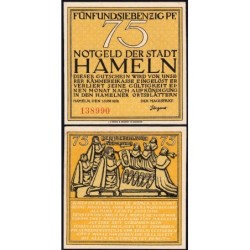 Allemagne - Notgeld - Hameln - 75 pfennig - 01/06/1921 - Etat : pr.NEUF
