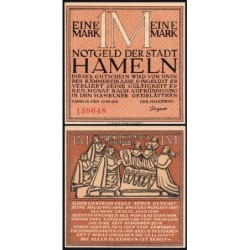 Allemagne - Notgeld - Hameln - 1 mark - 01/06/1921 - Etat : SPL