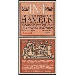 Allemagne - Notgeld - Hameln - 1 mark - 01/06/1921 - Etat : SPL