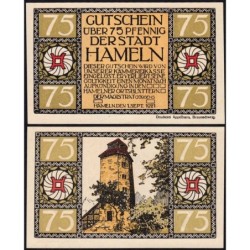 Allemagne - Notgeld - Hameln - 75 pfennig - Type 6 - 01/09/1921 - Etat : NEUF
