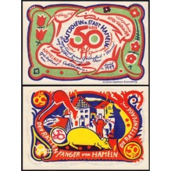 Allemagne - Notgeld - Hameln - 50 pfennig - Type 1 - 01/04/1922 - Etat : NEUF
