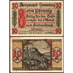 Allemagne - Notgeld - Hammelburg - 10 pfennig - 10/03/1918 (1921) - Etat : pr.NEUF