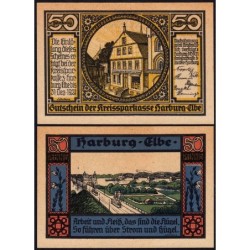 Allemagne - Notgeld - Harburg - 50 pfennig - Type 1 - 15/09/1921 - Etat : NEUF