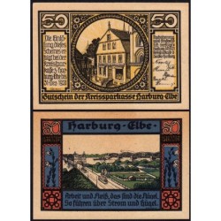 Allemagne - Notgeld - Harburg - 50 pfennig - Type 1 - 15/09/1921 - Etat : pr.NEUF