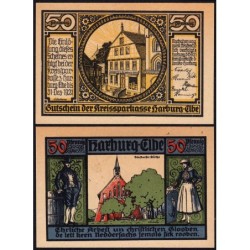 Allemagne - Notgeld - Harburg - 50 pfennig - Type 2 - 15/09/1921 - Etat : NEUF