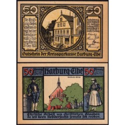 Allemagne - Notgeld - Harburg - 50 pfennig - Type 2 - 15/09/1921 - Etat : NEUF