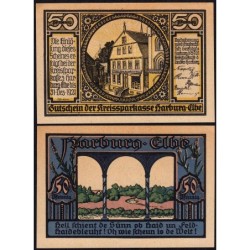 Allemagne - Notgeld - Harburg - 50 pfennig - Type 3 - 15/09/1921 - Etat : NEUF