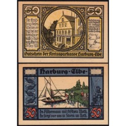Allemagne - Notgeld - Harburg - 50 pfennig - Type 4 - 15/09/1921 - Etat : pr.NEUF