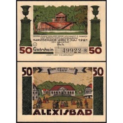 Allemagne - Notgeld - Harzgerode - 50 pfennig - 07/07/1921 - Etat : NEUF