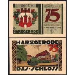 Allemagne - Notgeld - Harzgerode - 75 pfennig - 07/07/1921 - Etat : SPL