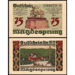 Allemagne - Notgeld - Harzgerode - 75 pfennig - 07/07/1921 - Etat : NEUF