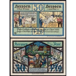 Allemagne - Notgeld - Heessen bei Eilsen - 50 pfennig - Série Q - 01/01/1921 - Etat : SPL