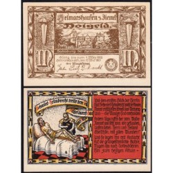 Allemagne - Notgeld - Helmarshausen - 1 mark - 15/05/1921 - Etat : NEUF