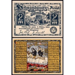 Allemagne - Notgeld - Helmarshausen - 2 mark - 15/05/1921 - Etat : NEUF