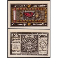 Allemagne - Notgeld - Herstelle - 50 pfennig - 01/11/1921 - Etat : SPL