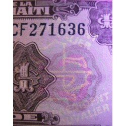 Haïti - Pick 210_2 - 1 gourde - Série CF - 22/11/1973 - Etat : SPL