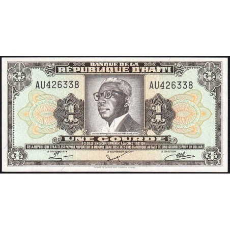 Haïti - Pick 239 - 1 gourde - Série AU - 17/08/1979 (1984) - Etat : NEUF