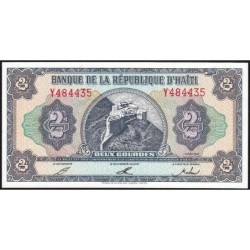 Haïti - Pick 260a_1 - 2 gourdes - Série Y - 1992 - Etat : NEUF