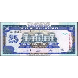 Haïti - Pick 266a_2 - 25 gourdes - Série AR - 2000 - Etat : pr.NEUF