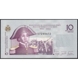 Haïti - Pick 272f - 10 gourdes - Série S - 2014 - Commémoratif - Etat : NEUF
