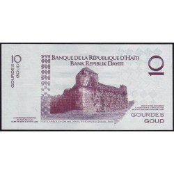 Haïti - Pick 272f - 10 gourdes - Série S - 2014 - Commémoratif - Etat : NEUF