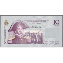 Haïti - Pick 272f - 10 gourdes - Série S - 2014 - Commémoratif - Etat : pr.NEUF