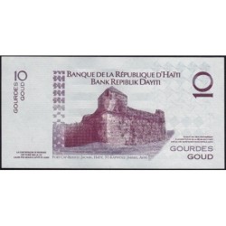 Haïti - Pick 272f - 10 gourdes - Série S - 2014 - Commémoratif - Etat : pr.NEUF