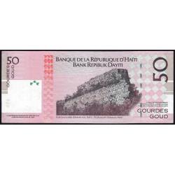 Haïti - Pick 274g _2- 50 gourdes - Série AM - 2019 - Commémoratif - Etat : TTB+