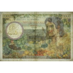 Algérie - Pick 86 - 1'000 francs - Série N.1064 - 03/11/1942 - Etat : TB-
