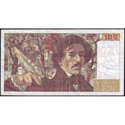 F 68-01 - 1978 - 100 francs - Delacroix - Série E.1 - Etat : TB