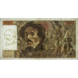F 68-01 - 1978 - 100 francs - Delacroix - Série S.1 - Etat : TB