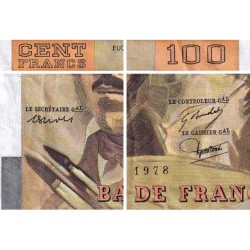 F 68-02 - 1978 - 100 francs - Delacroix - Série M.2 - Etat : TB+