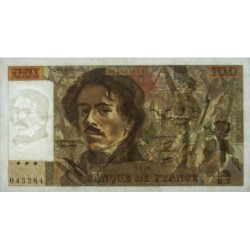 F 68-02 - 1978 - 100 francs - Delacroix - Série M.2 - Etat : TB+